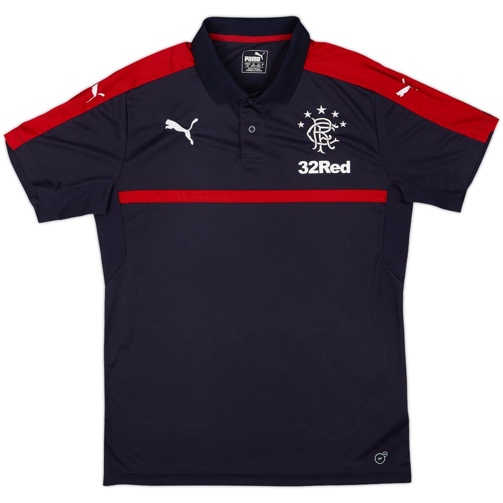 2016-17 Rangers Puma Polo Shirt - 7/10 - (L)