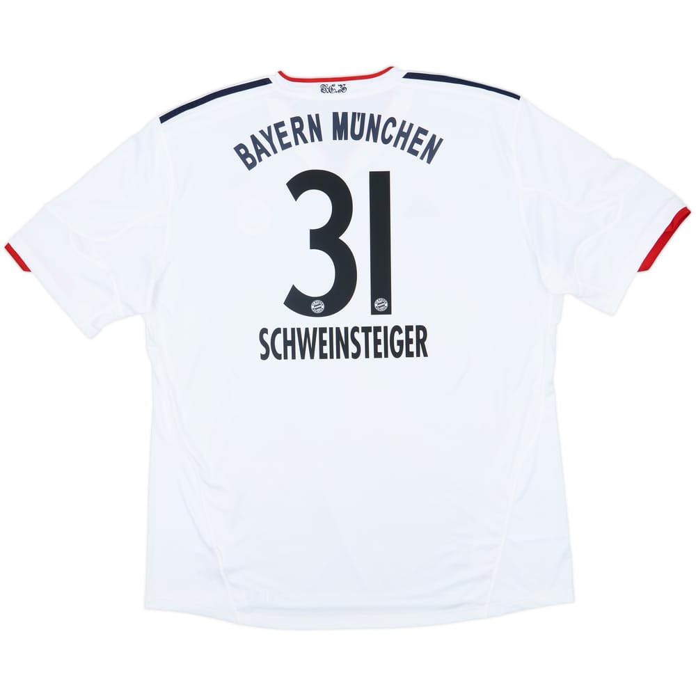 2010-11 Bayern Munich Away Shirt Schweinsteiger #31 - 6/10 - (3XL)