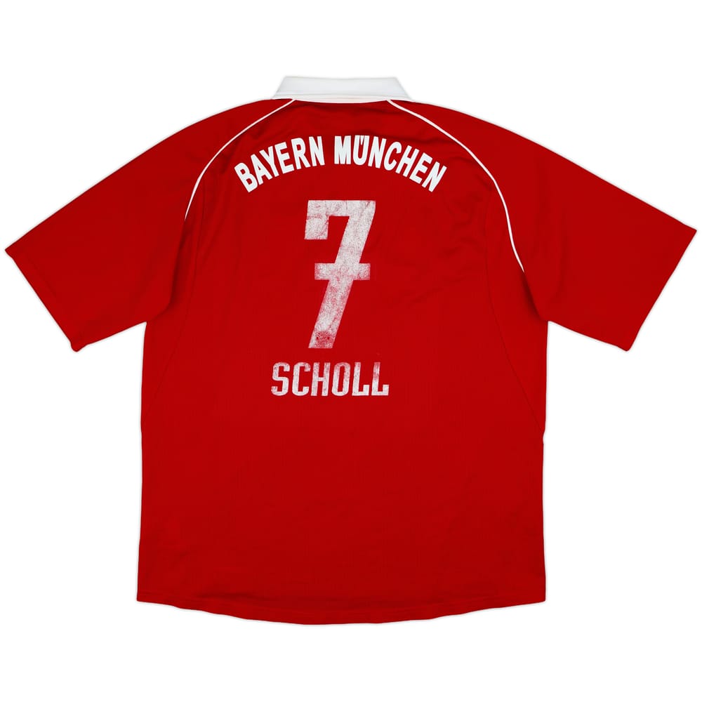 2005-06 Bayern Munich Home Shirt Scholl #7 - 4/10 - (XL)