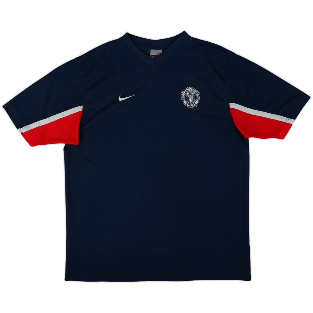 2002-03 Manchester United Nike Training Shirt - 8/10 - (L)