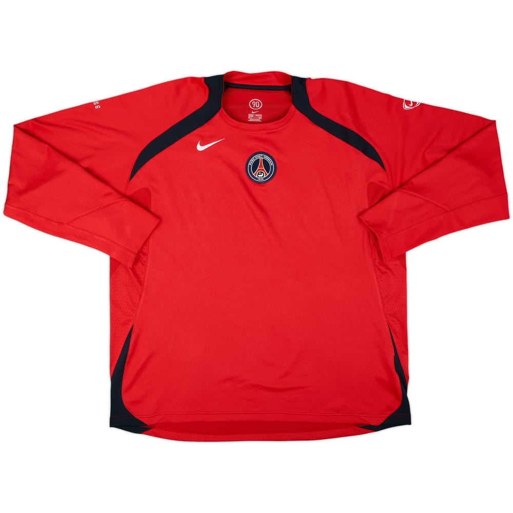 2006-07 Paris Saint-Germain Nike Training L/S Shirt - 9/10 - (XXL)
