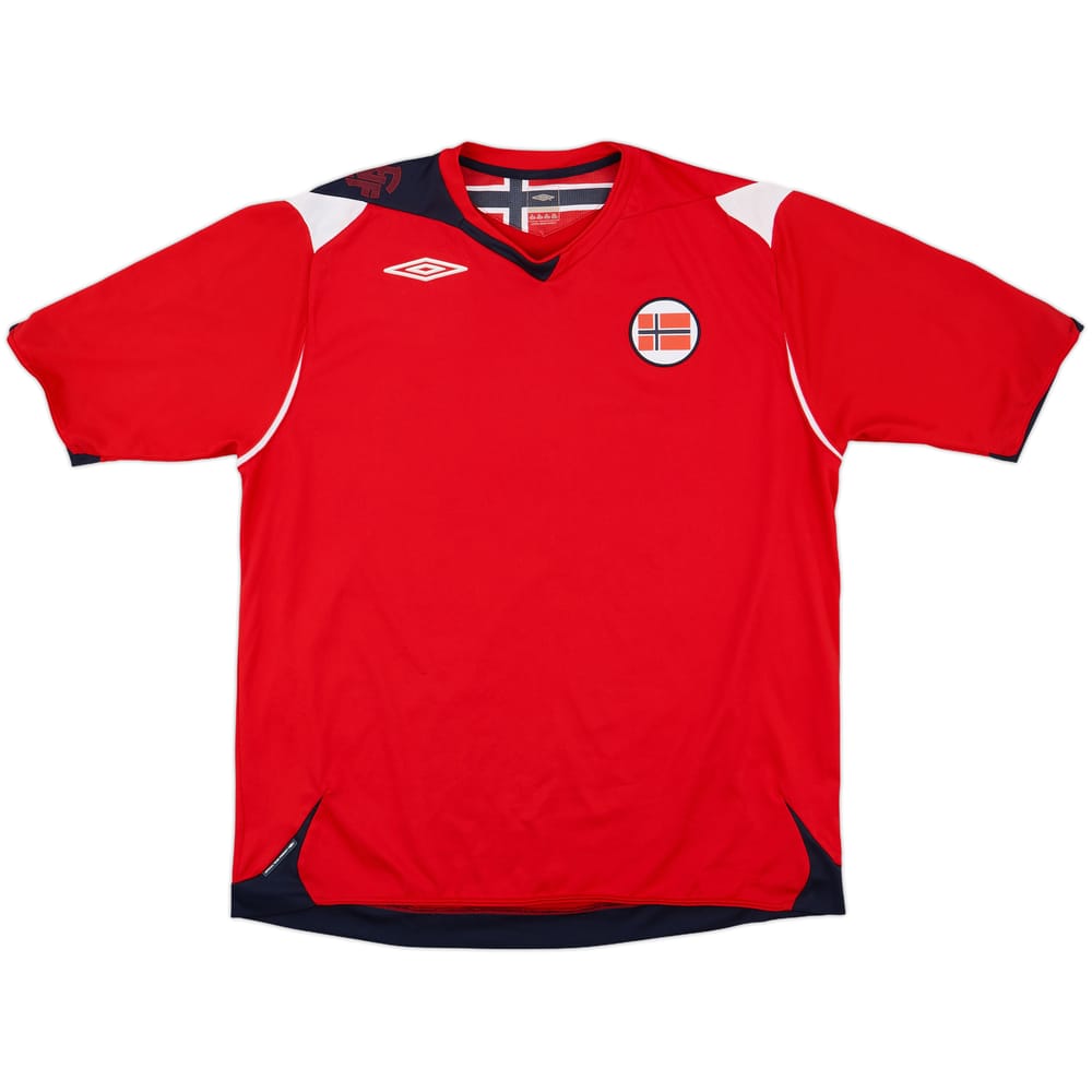 2006-08 Norway Home Shirt - 8/10 - (XL)