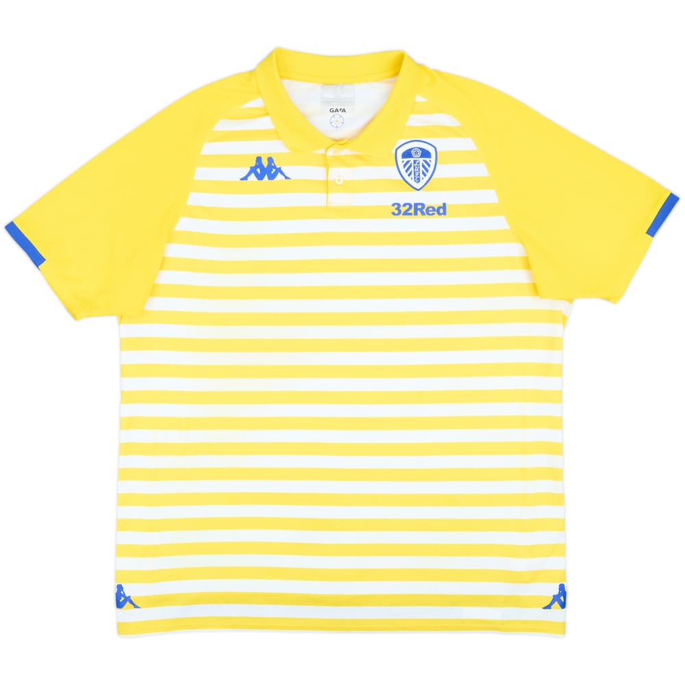 2017-18 Leeds United Kappa Polo Shirt - 9/10 - (4XL)