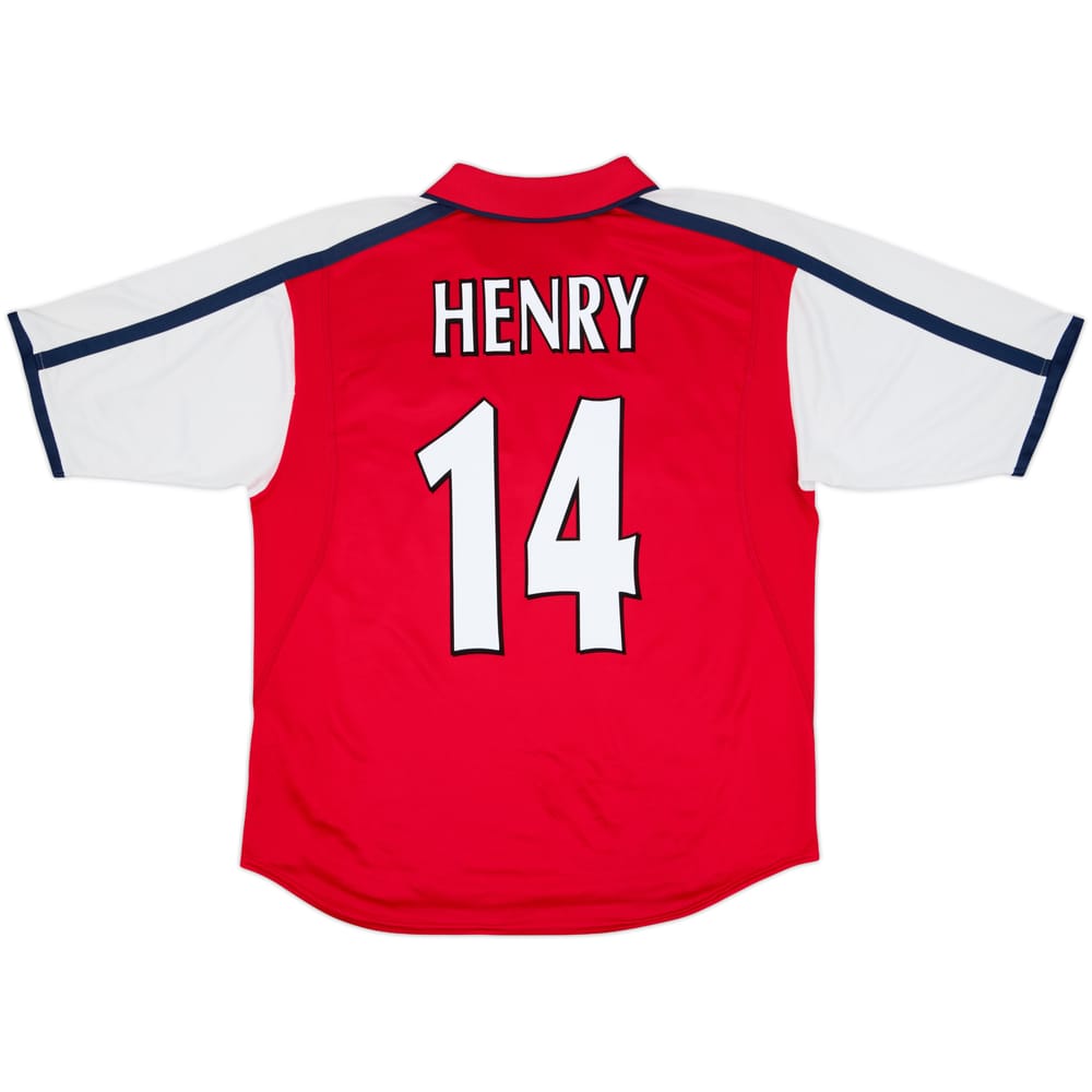 2000-02 Arsenal Home Shirt Henry #14 - 4/10 - (M)
