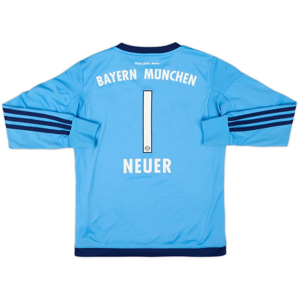 2015-16 Bayern Munich GK Shirt Neuer #1 - 8/10 - (M.Boys)