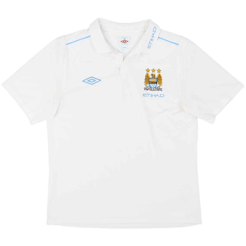 2010-11 Manchester City Umbro Polo Shirt - 6/10 - (L)