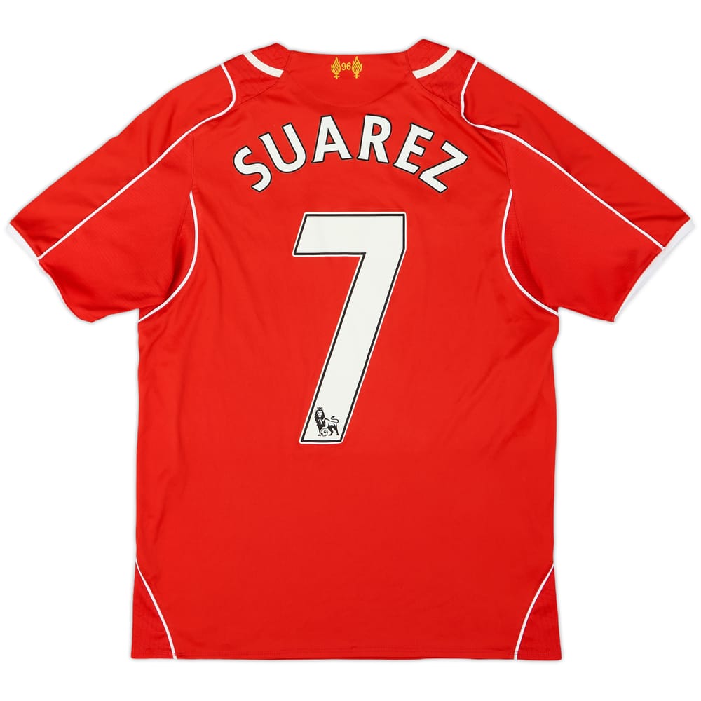 2014-15 Liverpool Home Shirt Suarez #7 - 5/10 - (S)