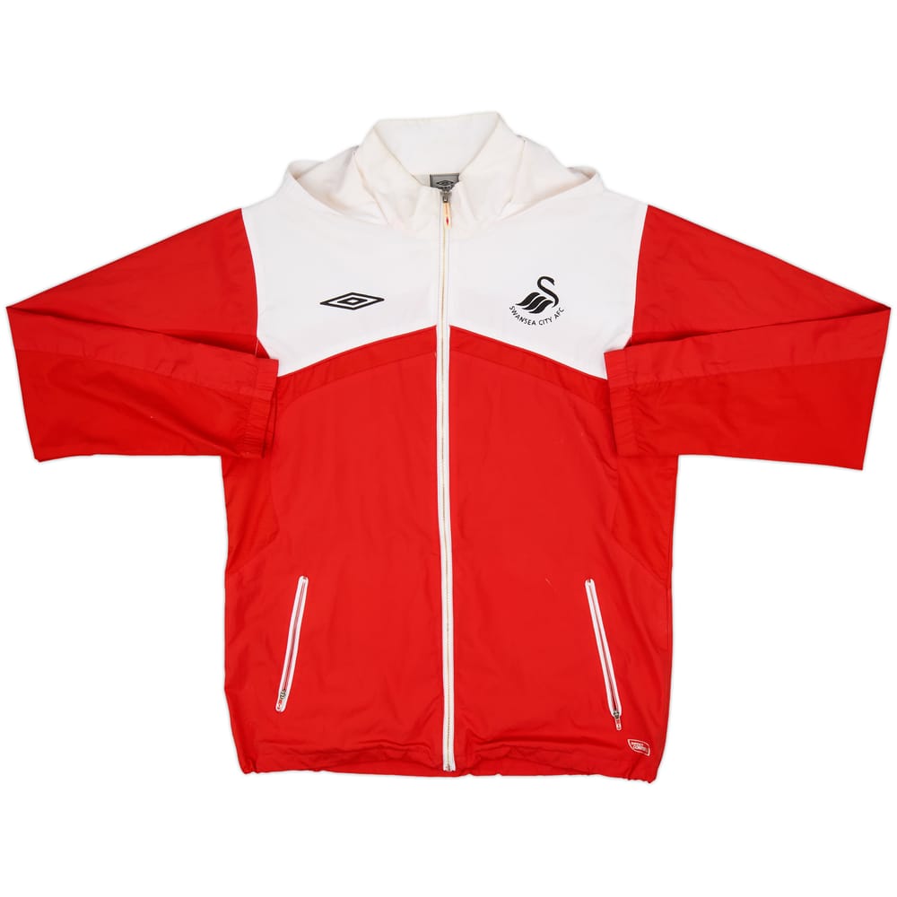 2009-10 Swansea City Umbro Hooded Track Jacket - 8/10 - (L)