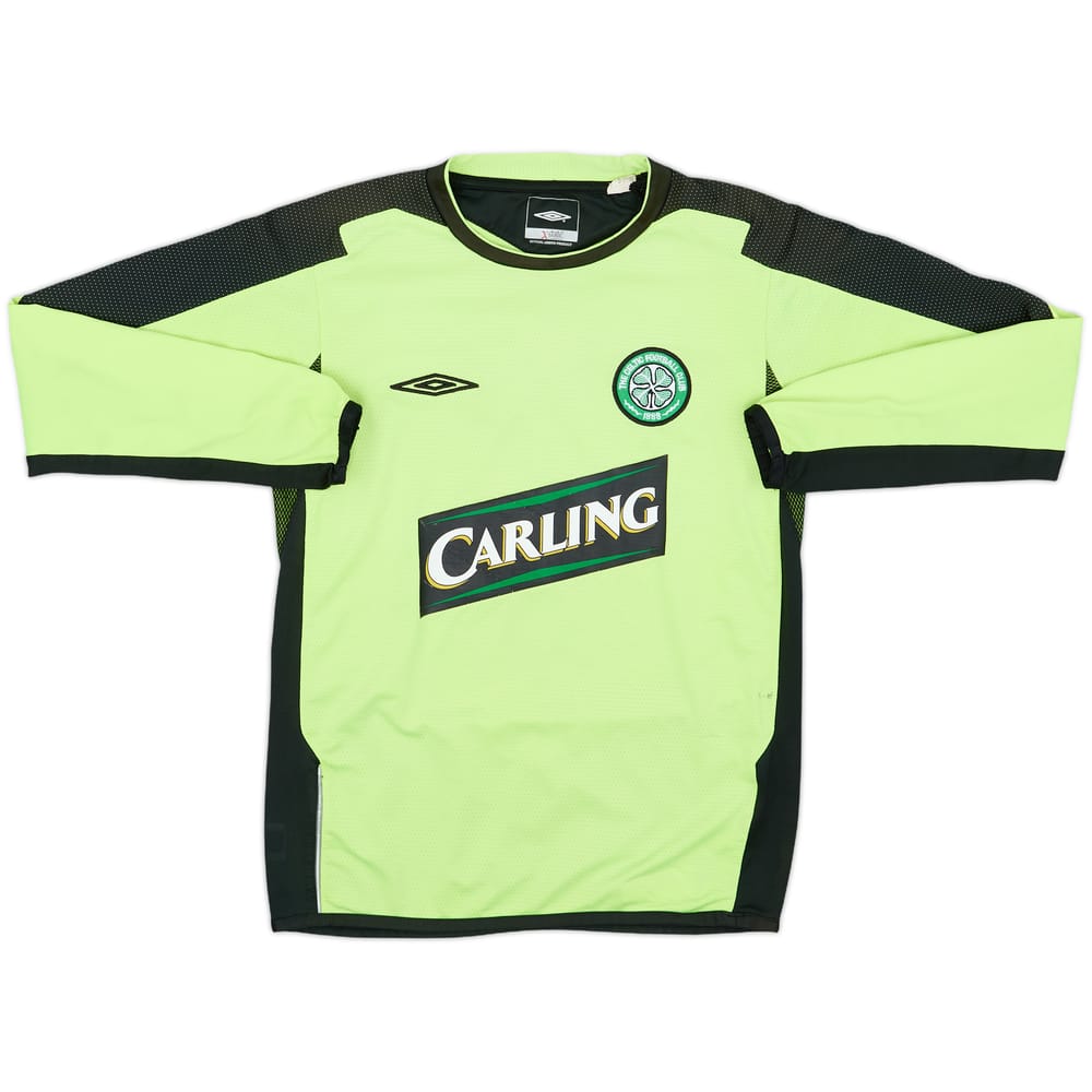 2004-05 Celtic GK Shirt - 9/10 - (S.Boys)