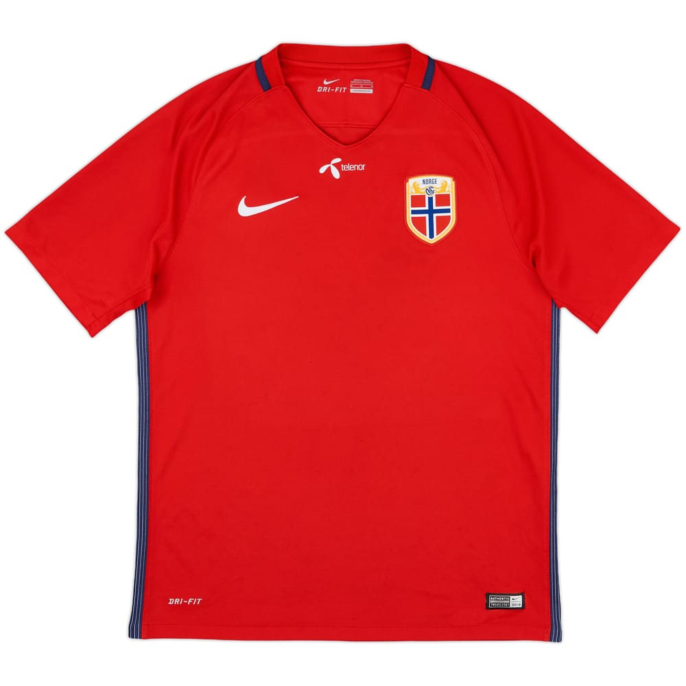 2016-18 Norway Home Shirt - 7/10 - (M)
