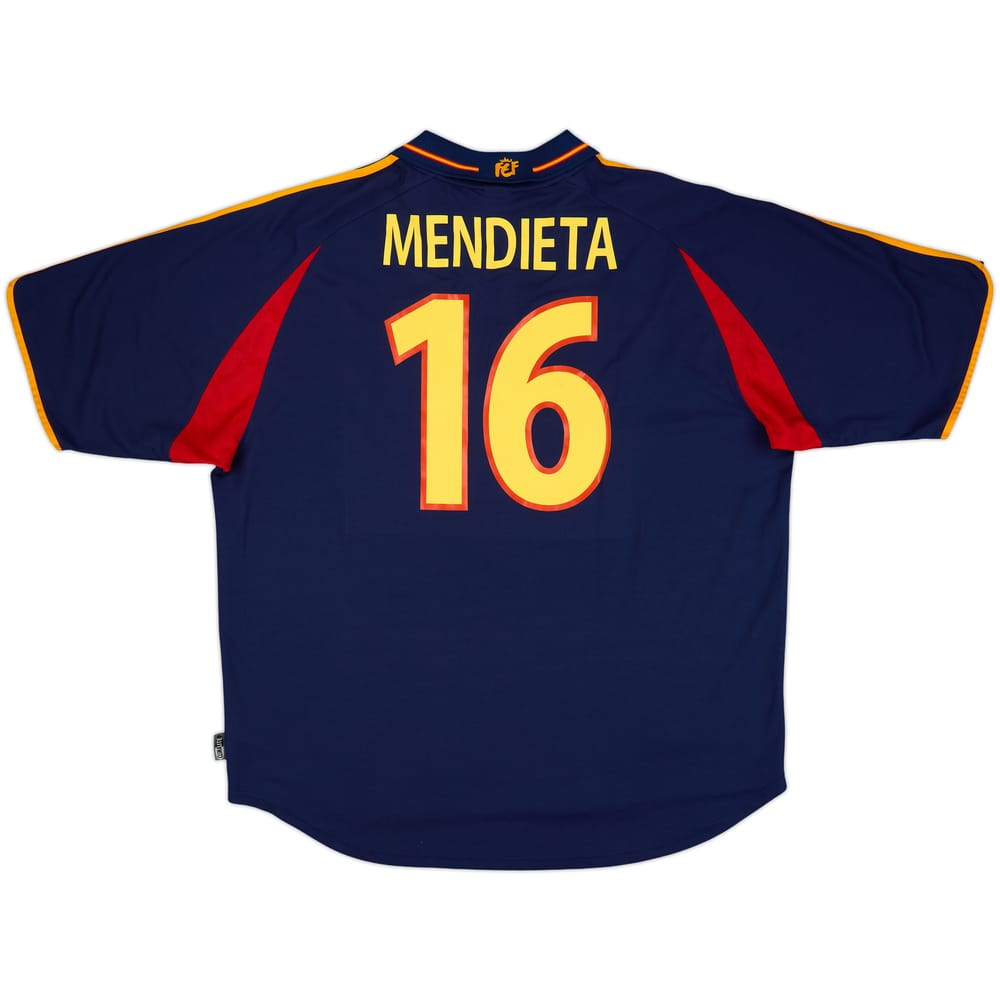 2000-02 Spain Away Shirt Mendieta #16 - 8/10 - (XXL)