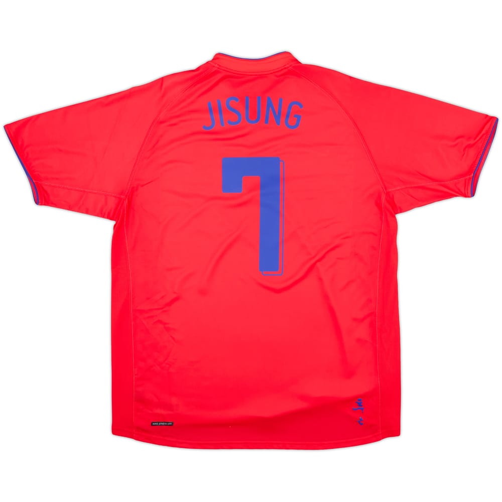 2006-08 South Korea Home Shirt Ji Sung #7 - 6/10 - (XXL)