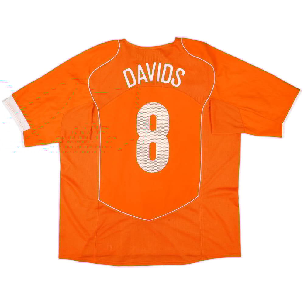 2004-06 Netherlands Home Shirt Davids #8 - 8/10 - (XXL)