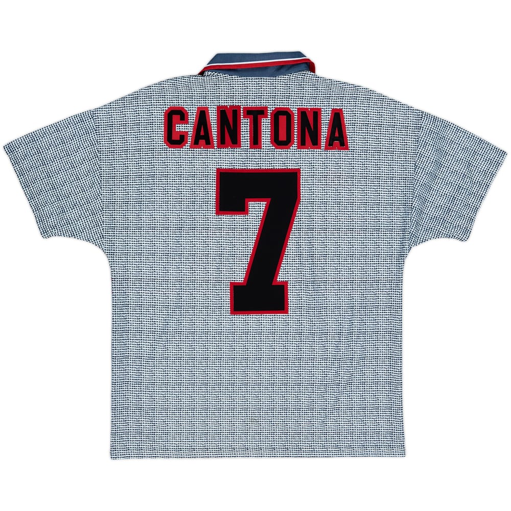 1995-96 Manchester United Away Shirt Cantona #7 - 8/10 - (M)