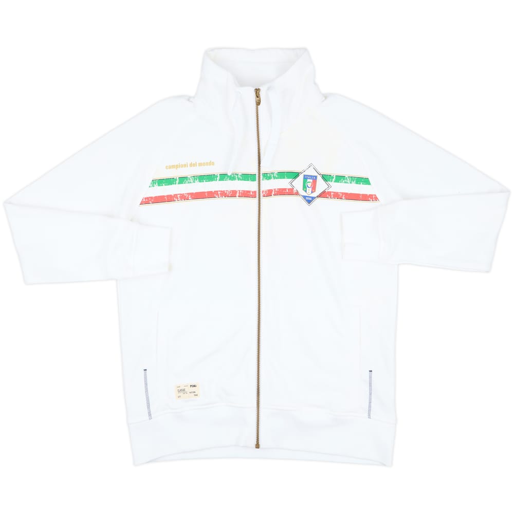 2006-07 Italy Puma Hooded Track Jacket - 8/10 - (M)