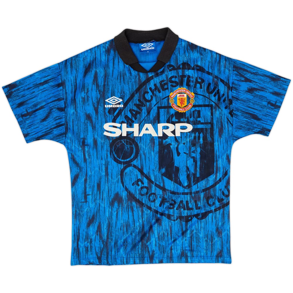 1992-93 Manchester United Away Shirt - 9/10 - (M)