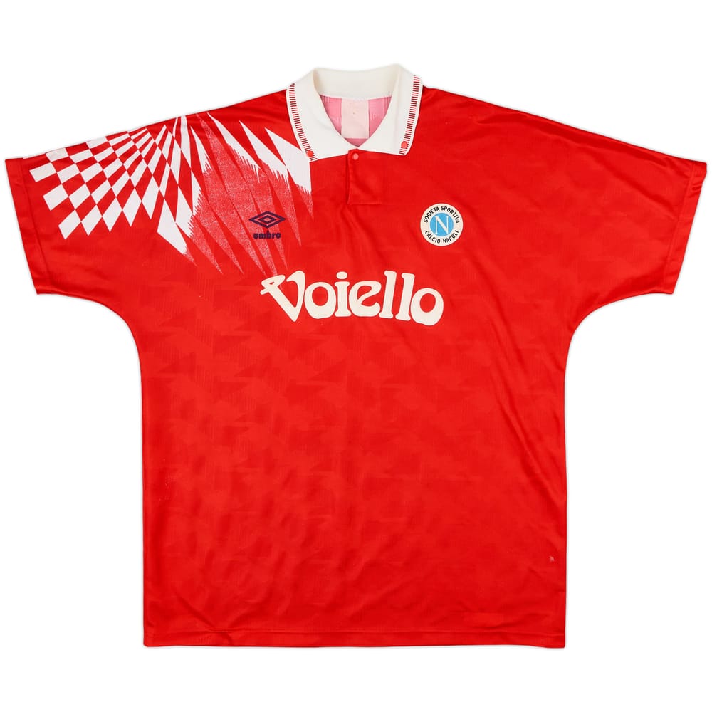 1991-93 Napoli Third Shirt - 8/10 - (XL)
