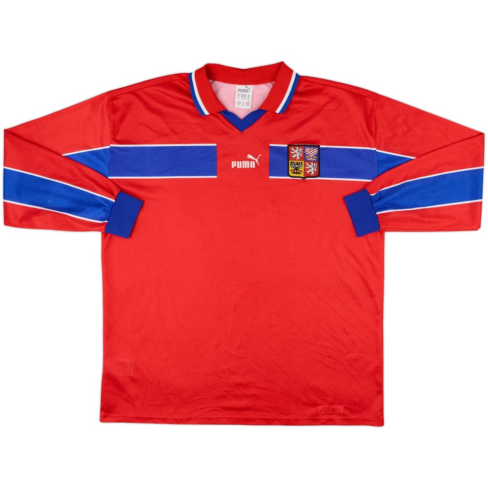 1998-00 Czech Republic Home L/S Shirt - 8/10 - (XL)