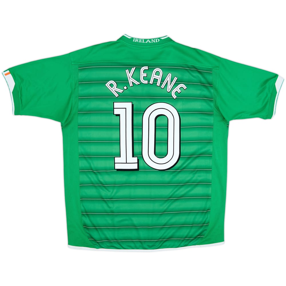2003-04 Ireland Home Shirt R.Keane #10 - 6/10 - (XL)