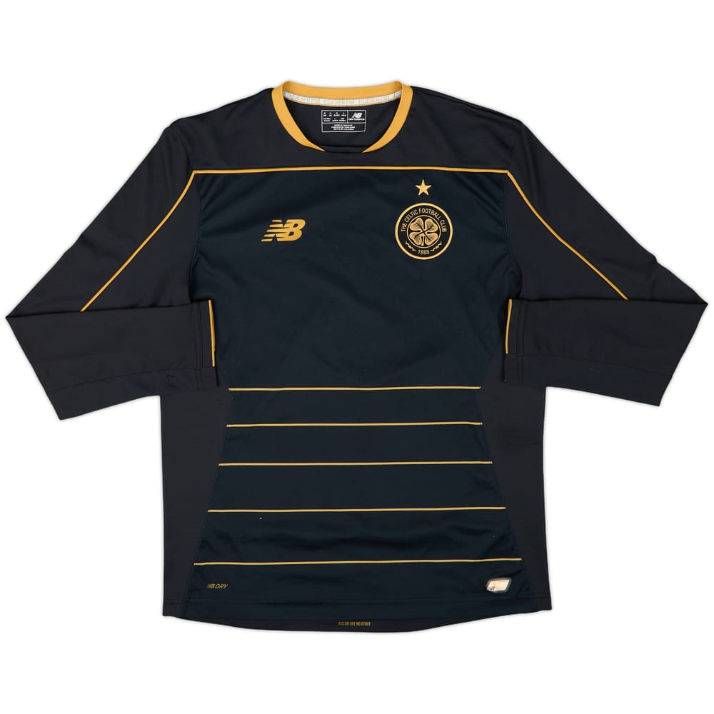 2016-17 Celtic Away L/S Shirt - 8/10 - (M)