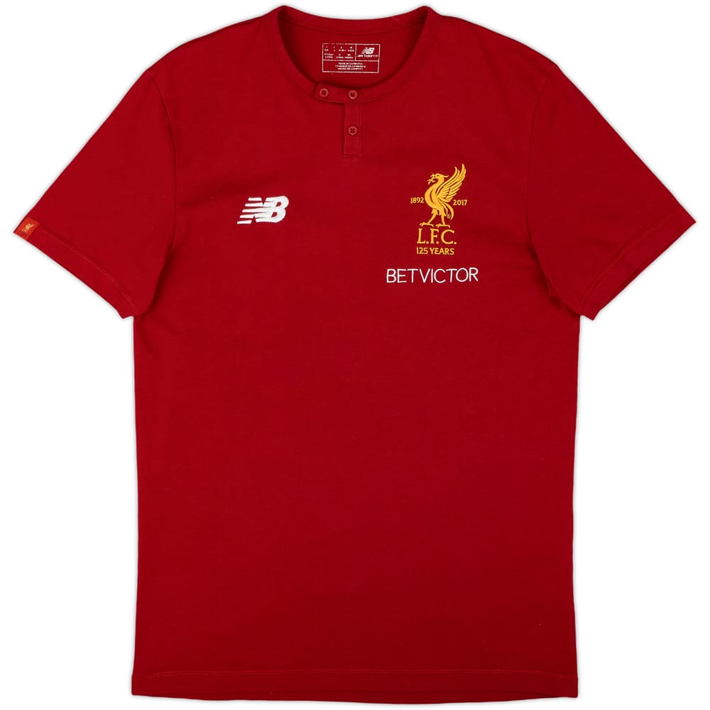 2017-18 Liverpool New Balance Polo Shirt - 8/10 - (S)