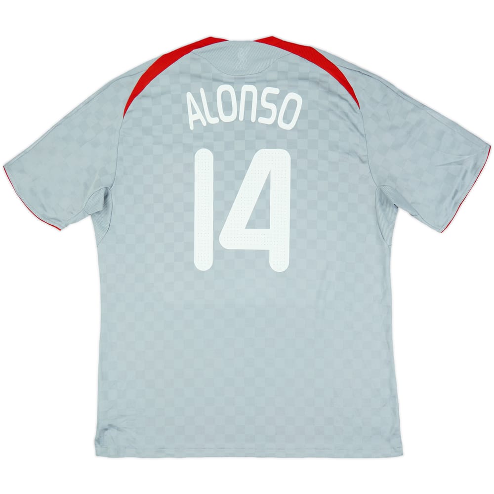 2008-09 Liverpool Away Shirt Alonso #14 - 6/10 - (XXL)