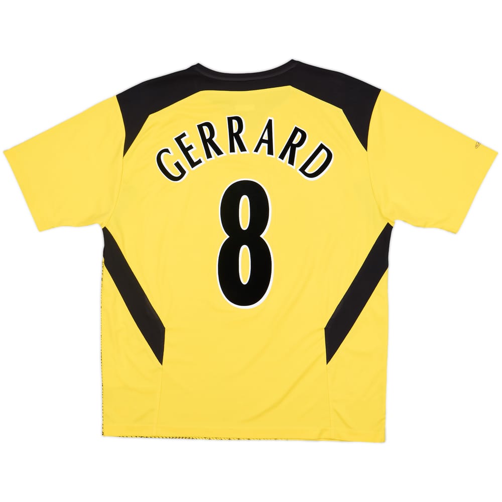 2004-06 Liverpool Away Shirt Gerrard #8 - 7/10 - (L)