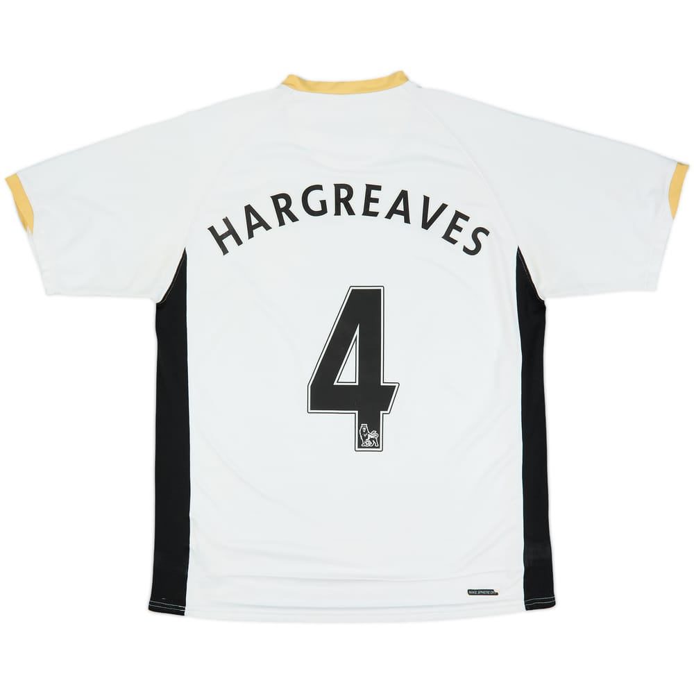 2006-08 Manchester United Away Shirt Hargreaves #4 - 7/10 - (L)