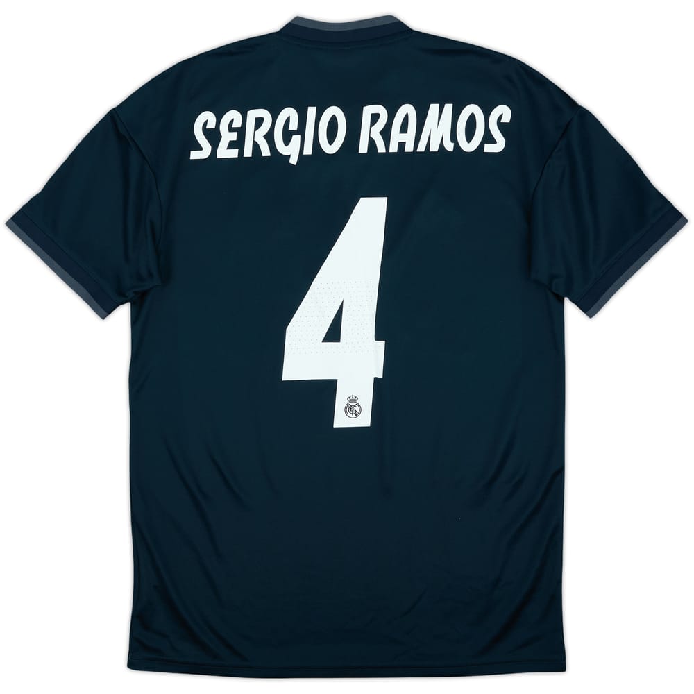 Camiseta de visitante del Real Madrid 2018-19 Sergio Ramos #4 (S)