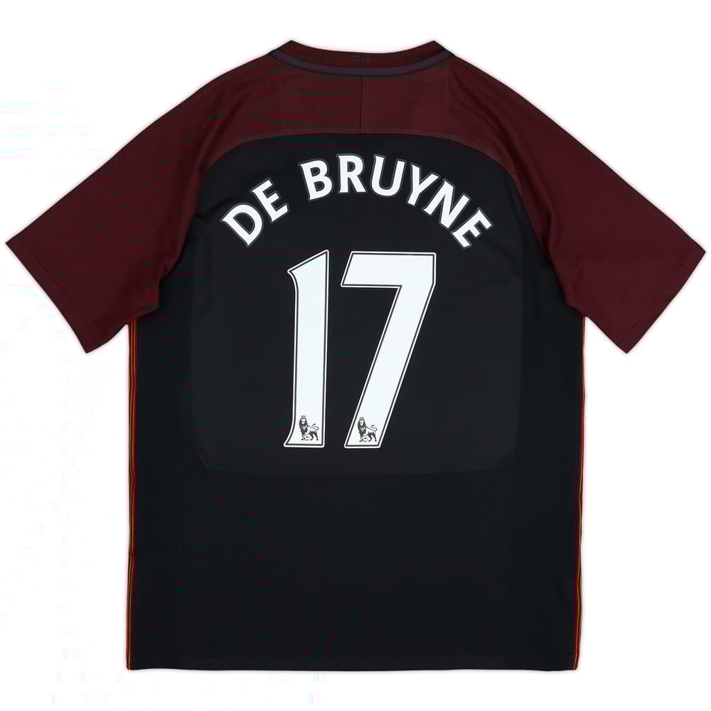 2016-17 Manchester City Away Shirt De Bruyne #17 - 8/10 - (L)
