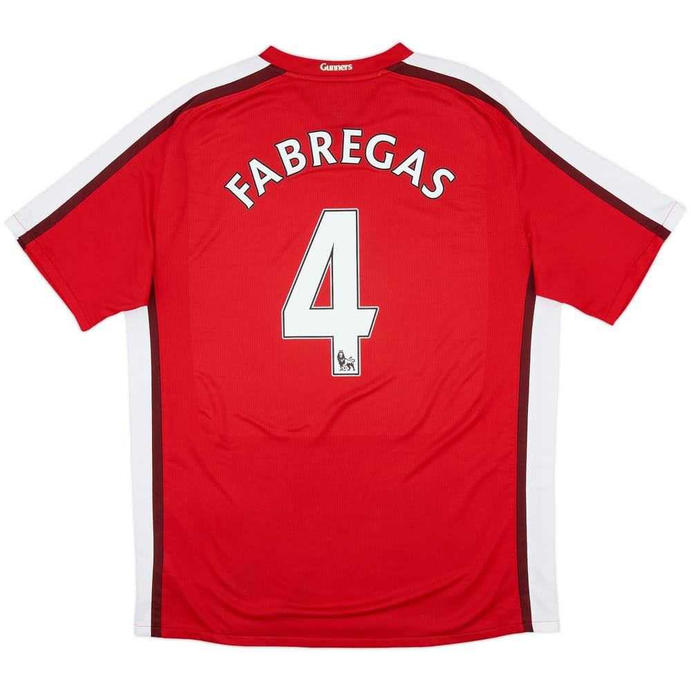 2008-10 Arsenal Home Shirt Fabregas #4 - 9/10 - (XL)