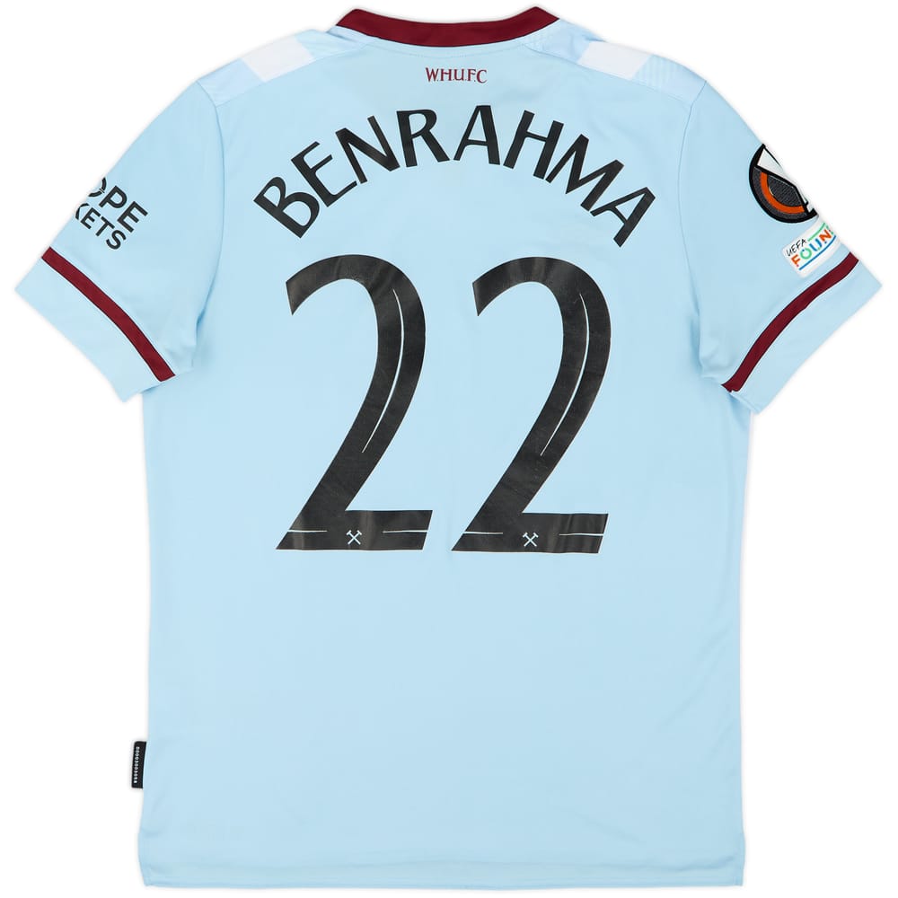 2021-22 West Ham Away Shirt Benrahma #22 - 7/10 - (L)