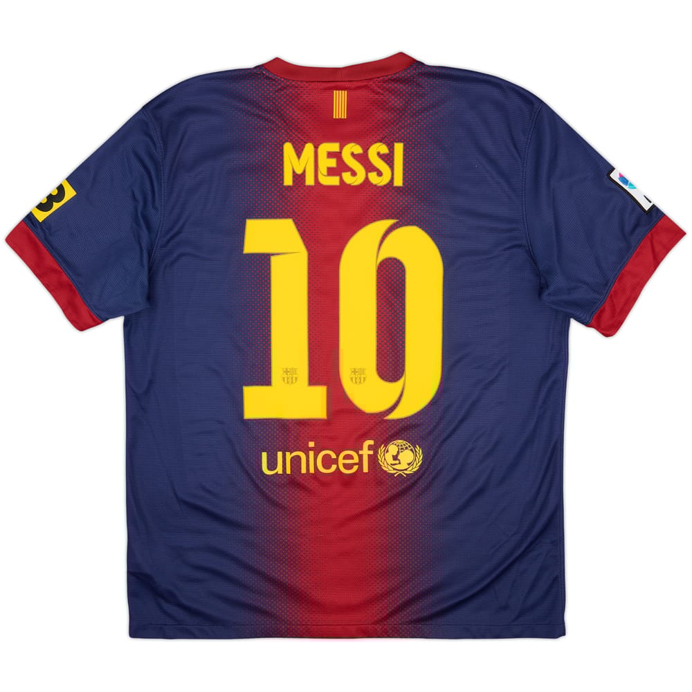 2012-13 Barcelona Local Camiseta Messi #10 - 6/10 - (L)