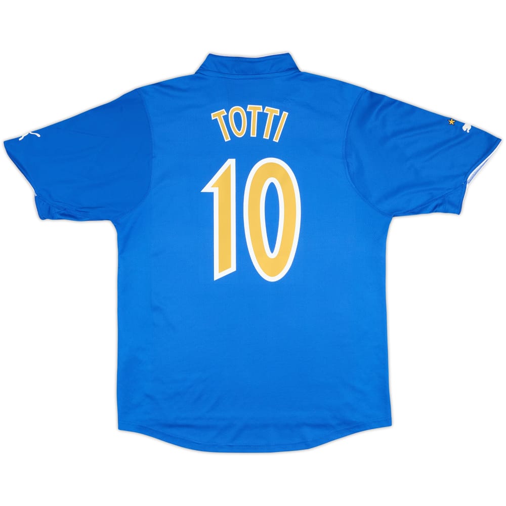 2003-04 Italy Home Shirt Totti #10