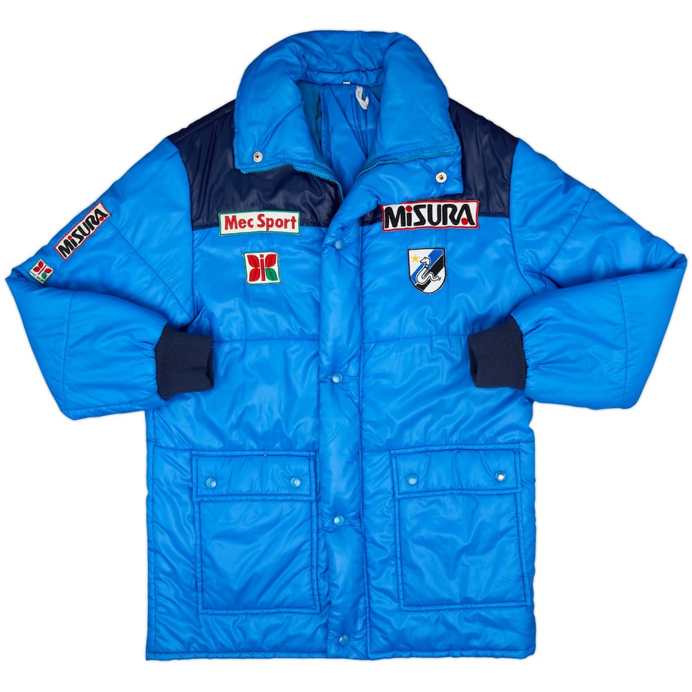 1983-85 Inter Milan Mecsport Hooded Padded Bench Coat - 9/10 - (XL)