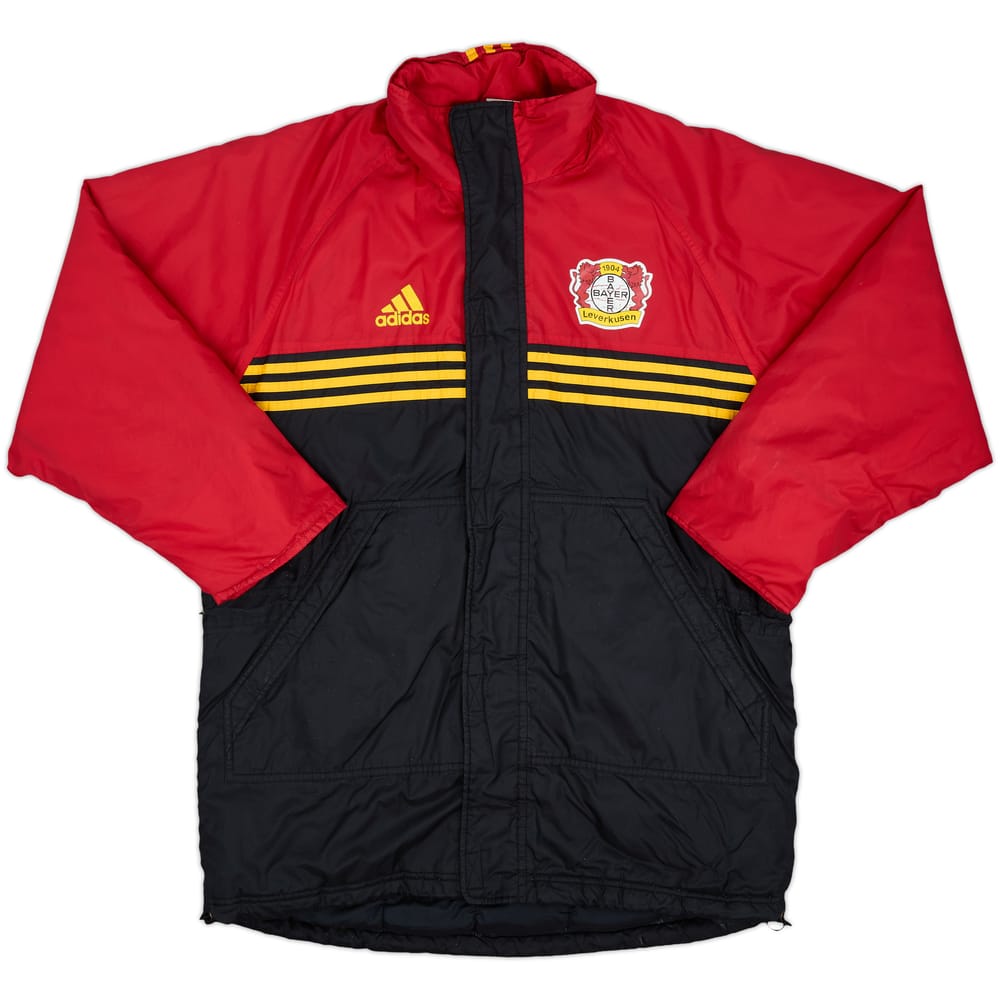 1998-99 Bayer Leverkusen adidas Padded Bench Coat - 5/10 - (M/L)