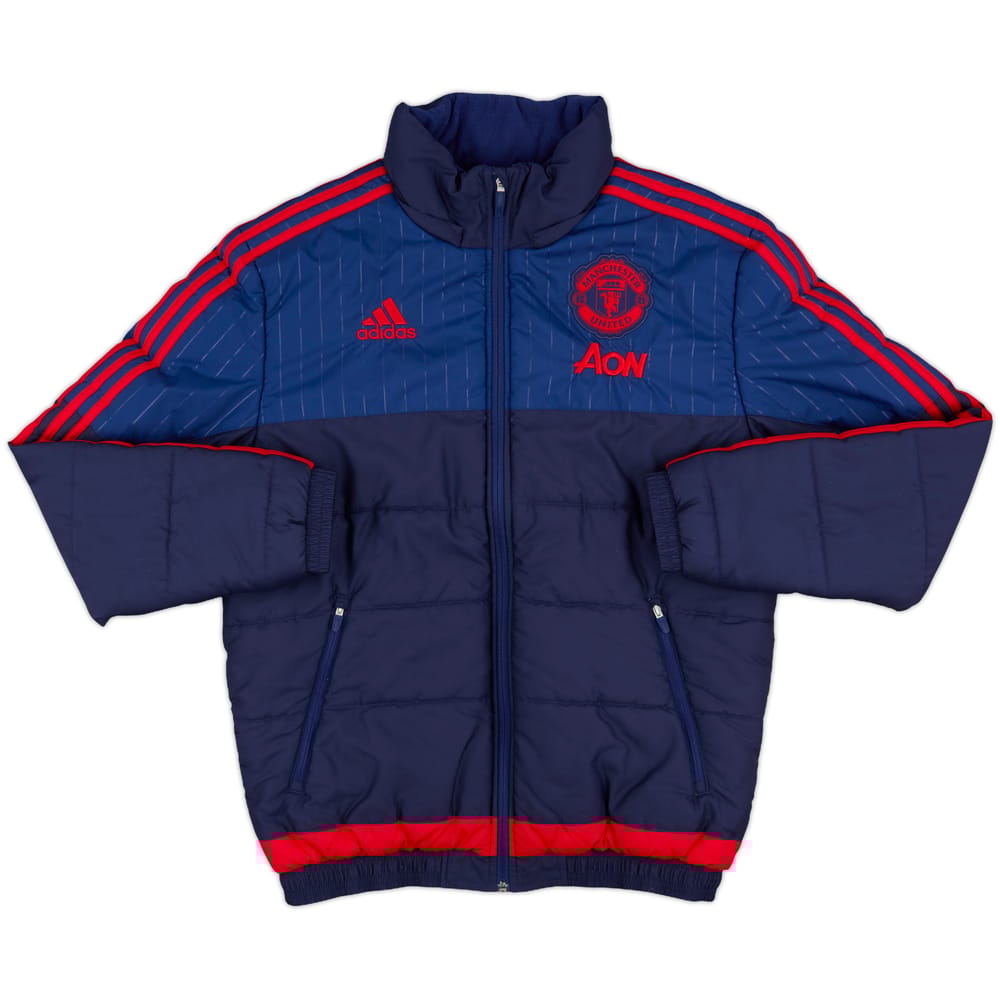 2015-16 Manchester United adidas Padded Jacket - 8/10 - (M/L)