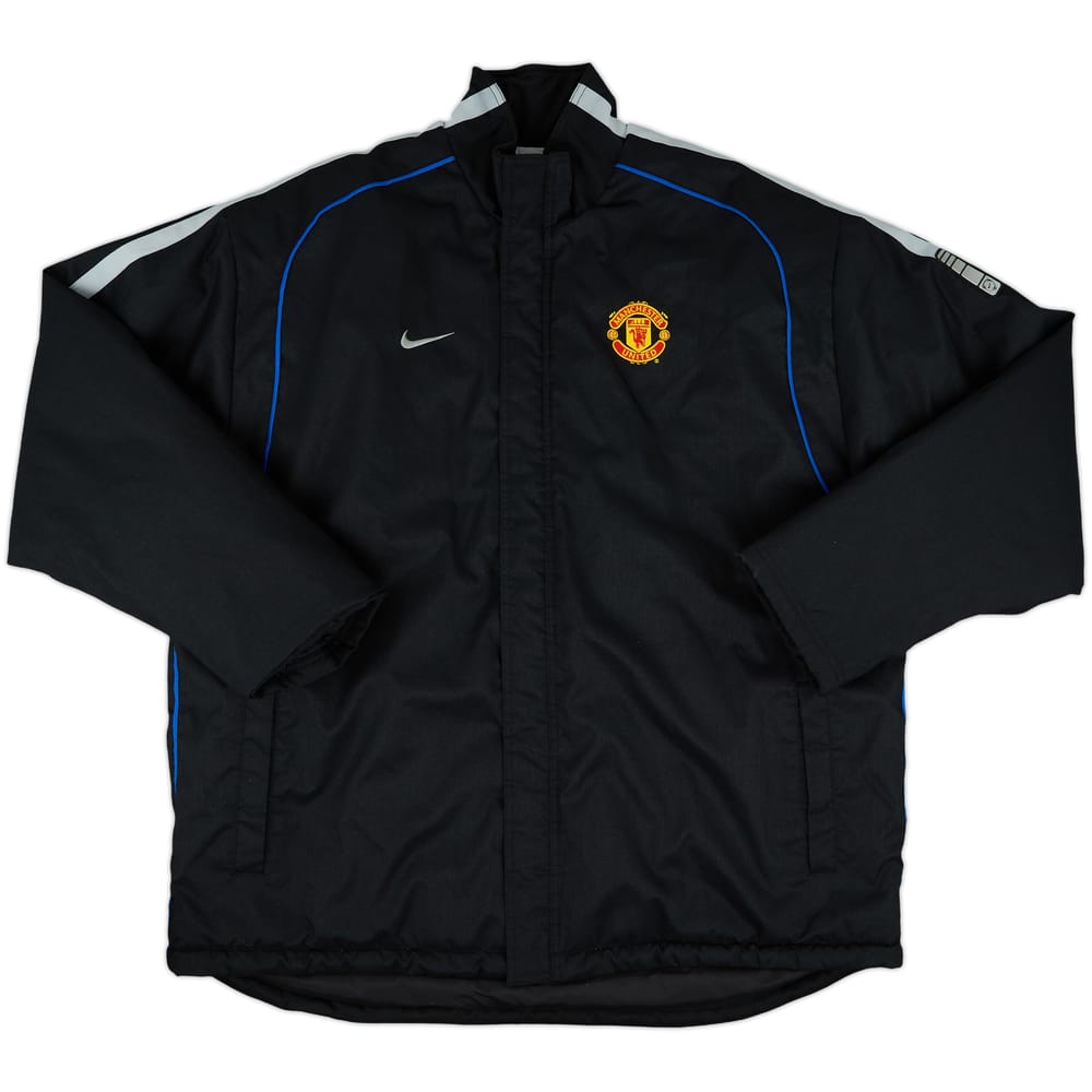 2002-03 Manchester United Nike Padded Bench Coat - 9/10 - (XL)
