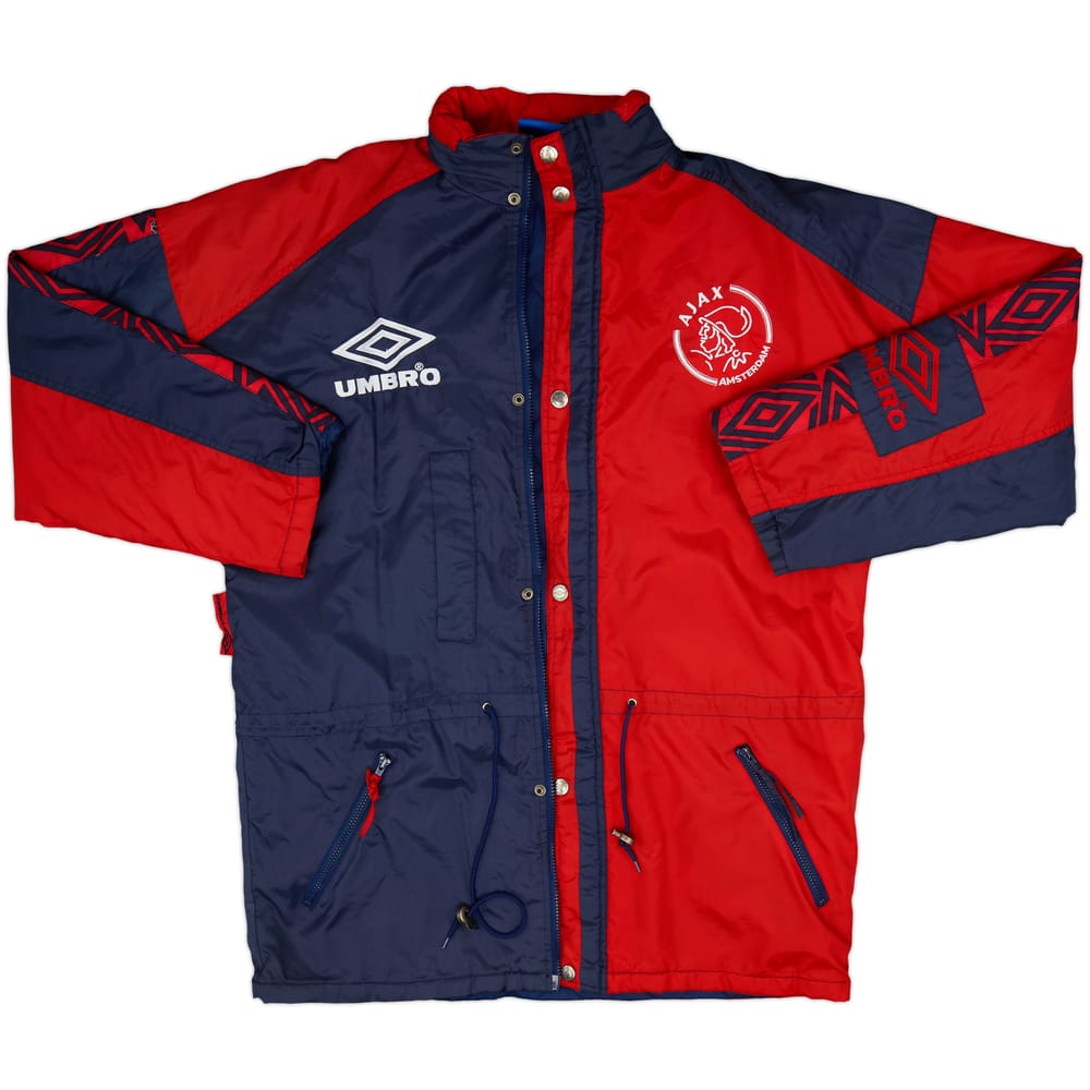 1993-94 Ajax Umbro Padded Bench Coat - 5/10 - (L)