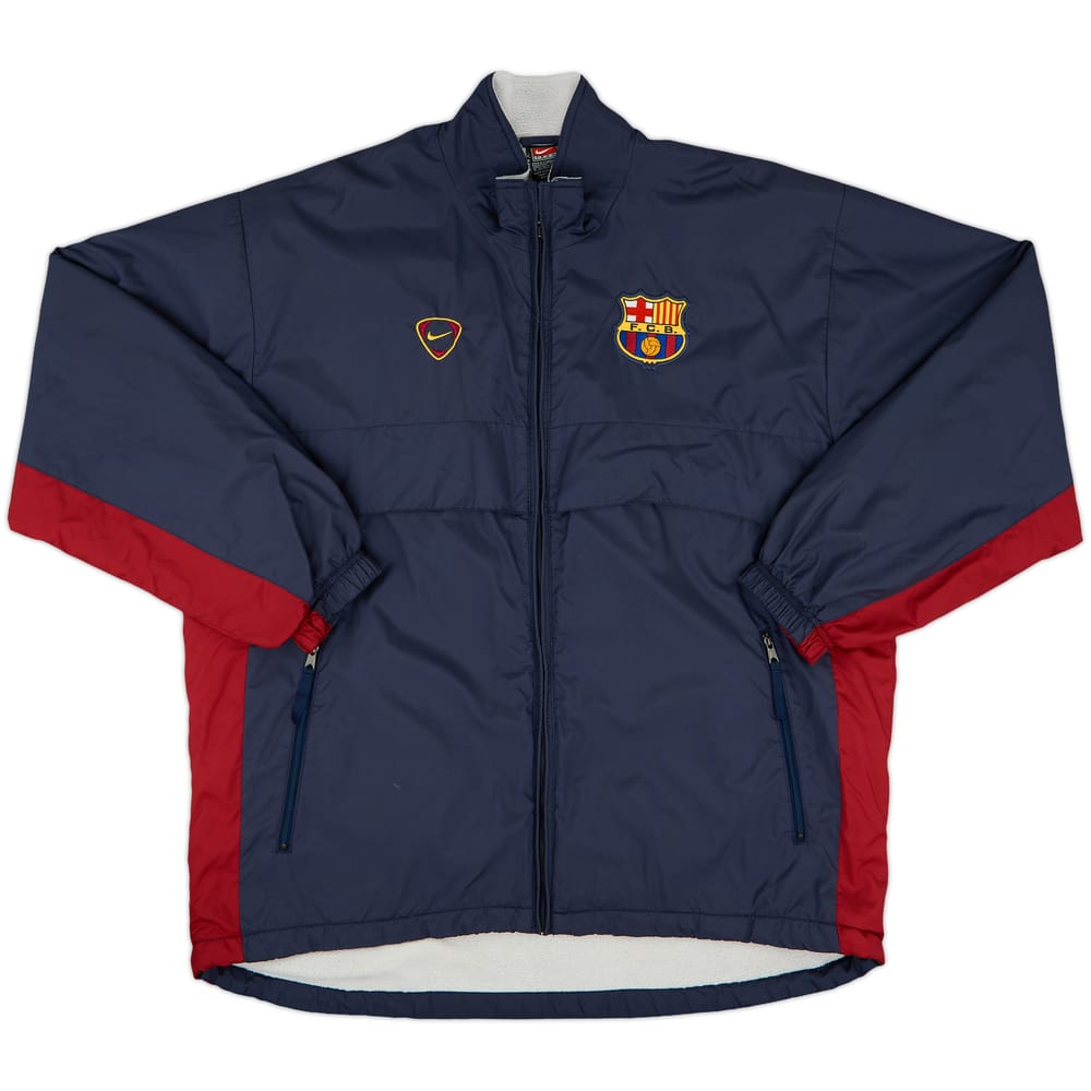 2000-01 Barcelona Nike Padded Bench Coat - 8/10 - (L)