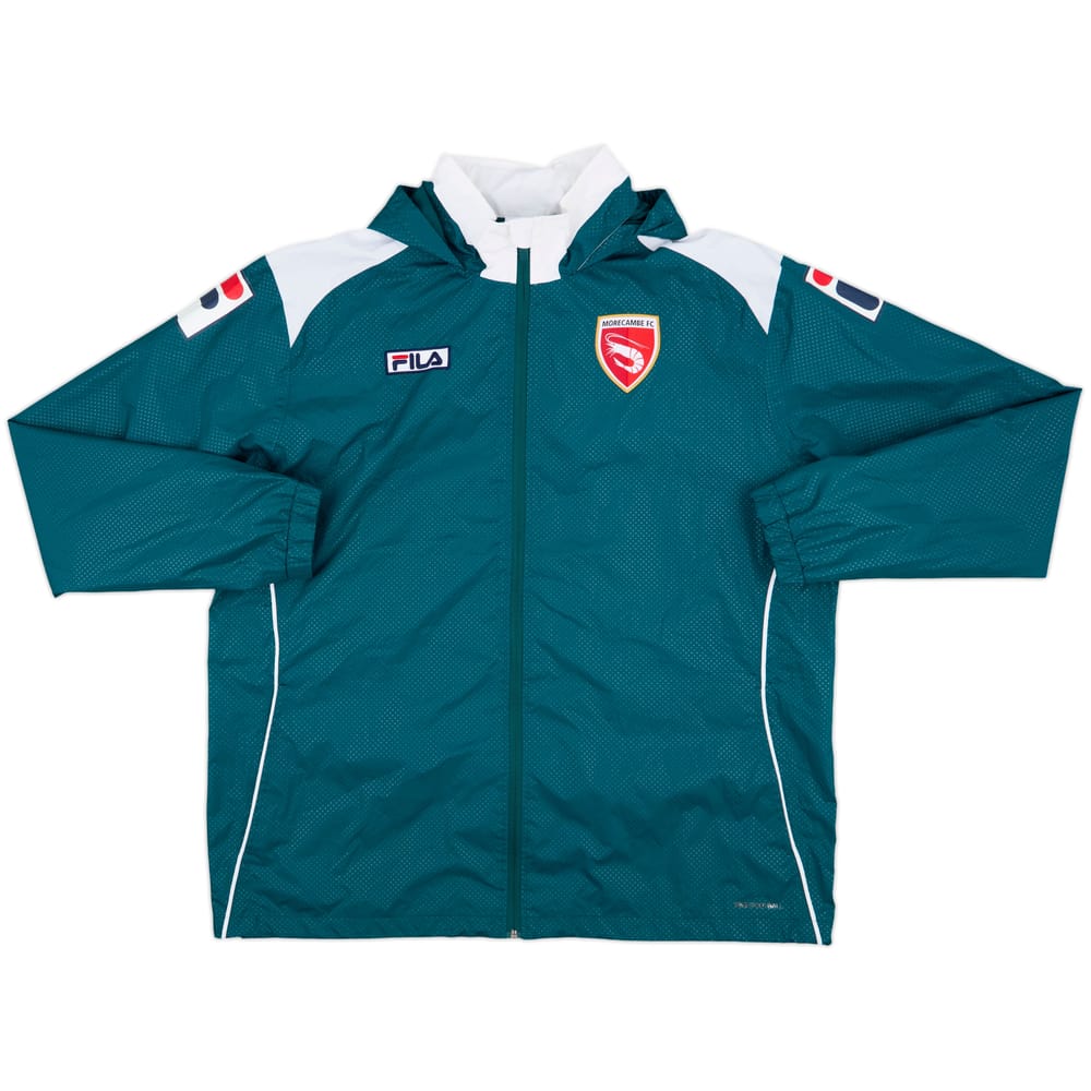 2013-14 Morecambe Fila Hooded Rain Jacket - 7/10 - (XXL)