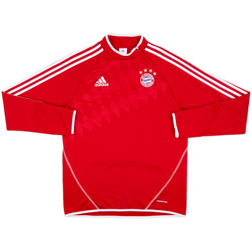 2013-14 Bayern Munich adidas 1/4 Zip Drill Top - 8/10 - (L)