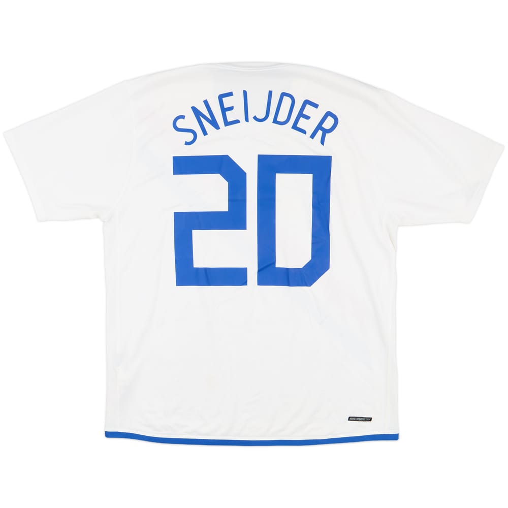 2006-08 Netherlands Away Shirt Sneijder #20 - 7/10 - (L)