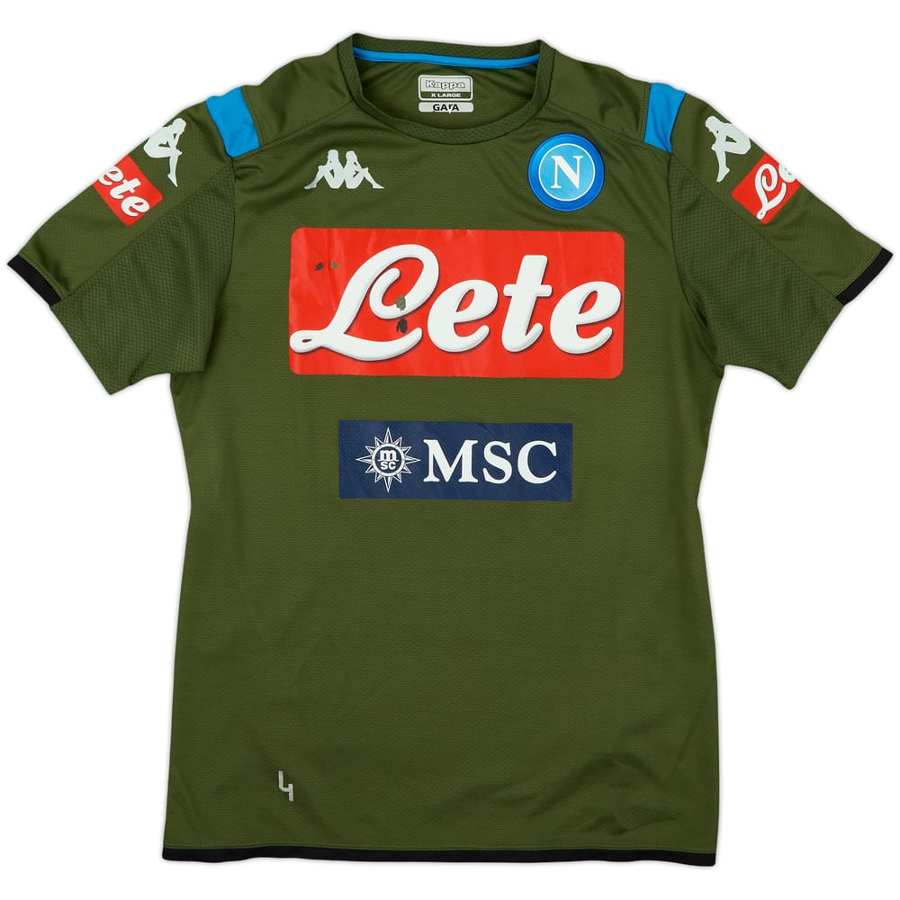 2019-20 Napoli Player Issue Kappa Training Shirt #4 - 5/10 - (XL)