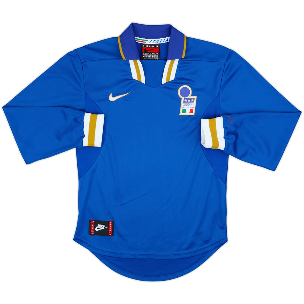 1996-97 Italy Home L/S Shirt - 8/10 - (XS)
