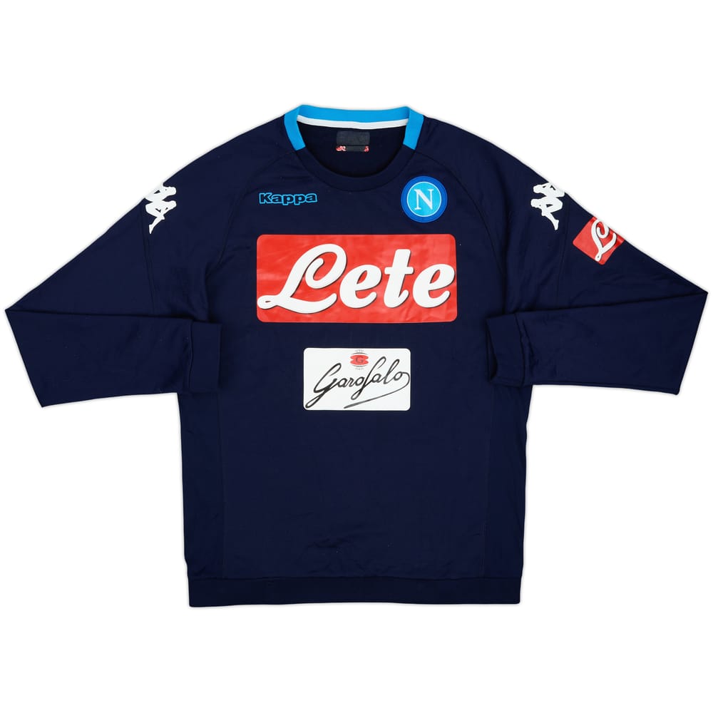 2017-18 Napoli Kappa Sweat Top - 7/10 - (XL)