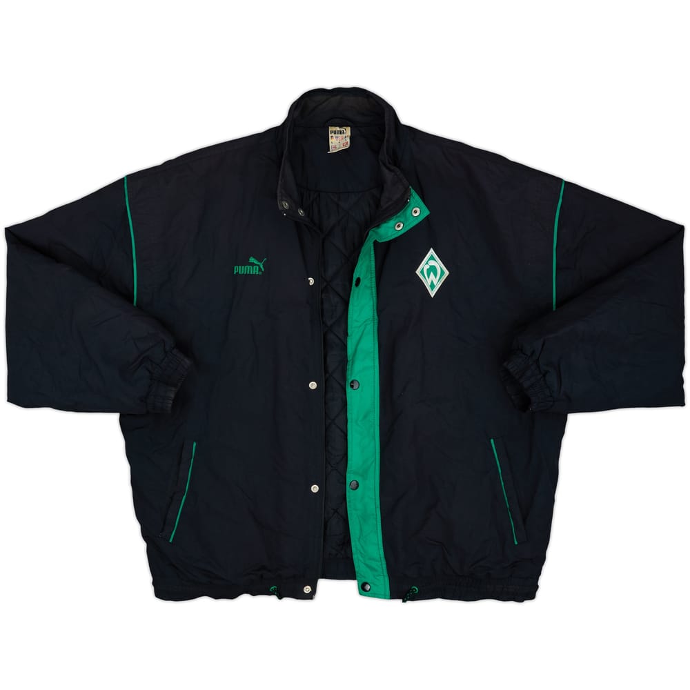 1995-96 Werder Bremen Puma Padded Bench Coat - 5/10 - (L)