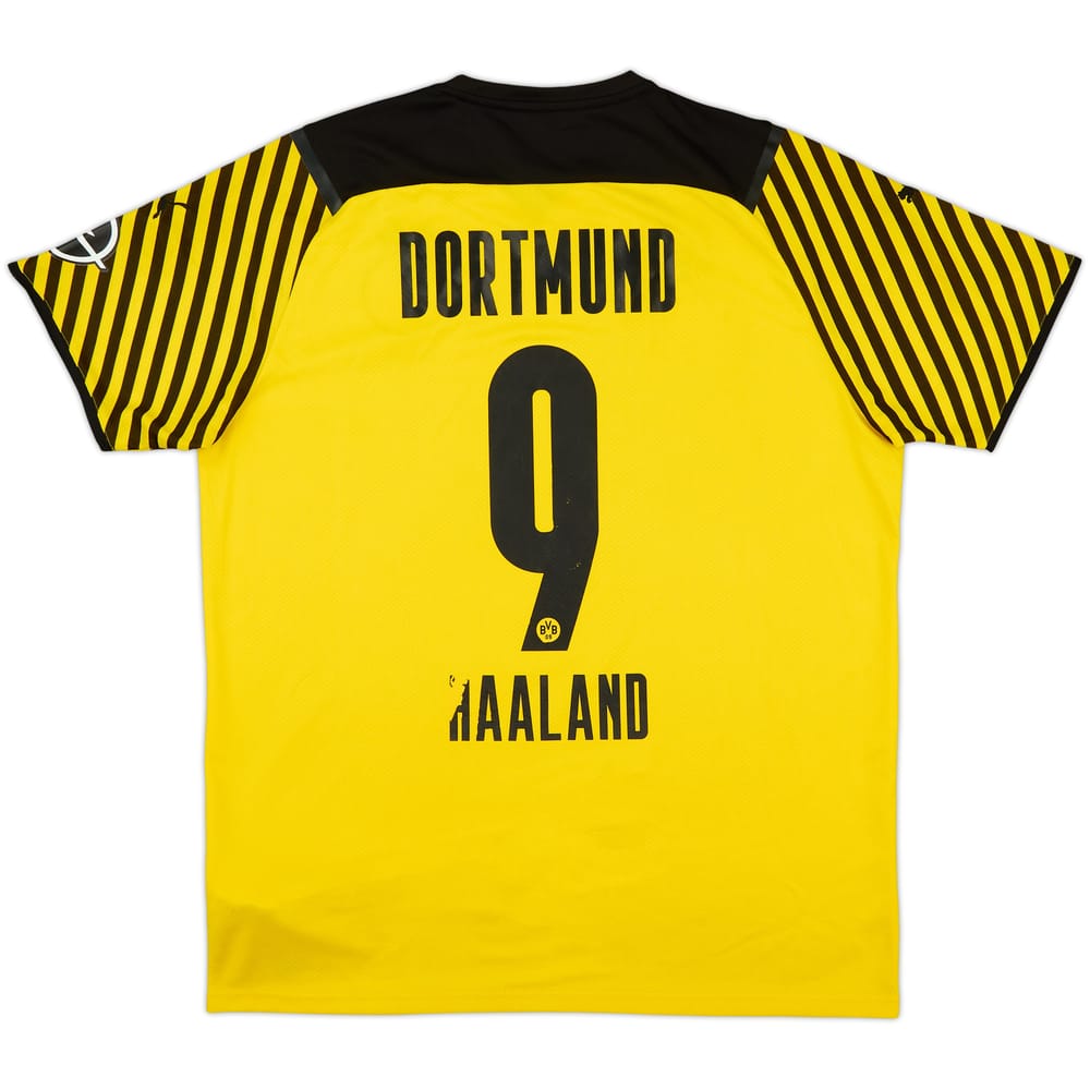2020-21 Borussia Dortmund Home Shirt Haaland #9 - 5/10 - (XXL)