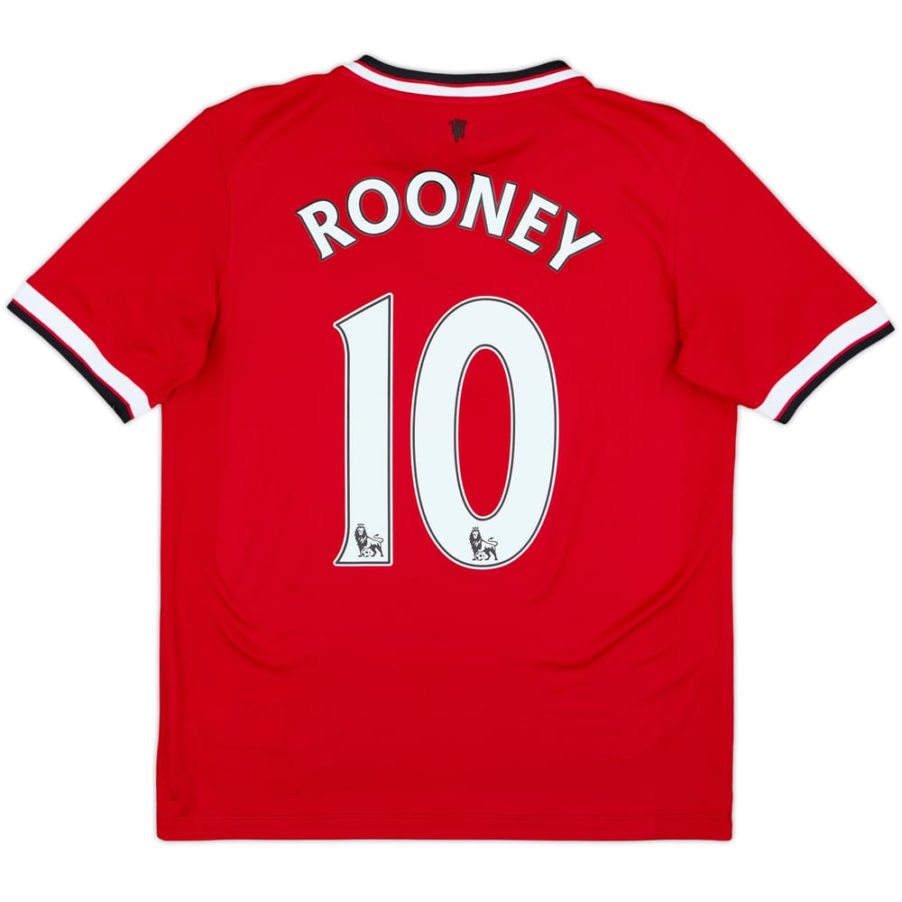 2014-15 Manchester United Home Shirt Rooney #10 - 10/10 - (XL.Boys)