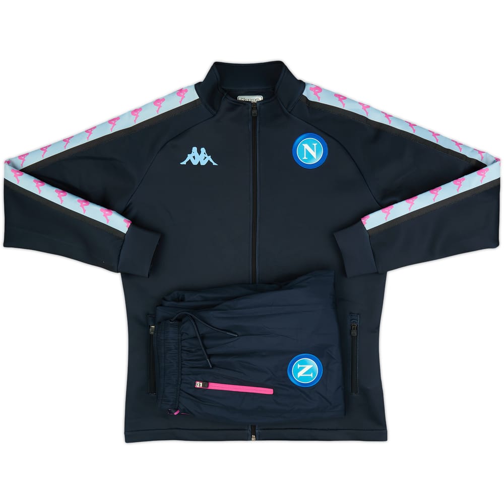 2020-21 Napoli Kappa Tracksuit - 8/10 - (L)